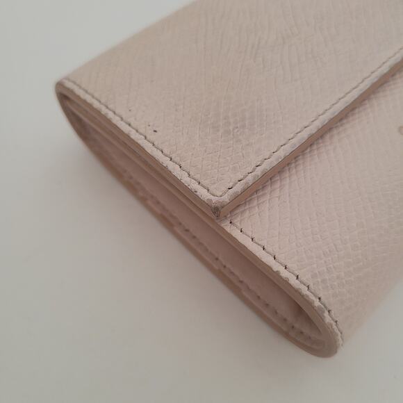 Celine Trifold Compact Wallet Light Pink Leather Small Card Bill Coin Holder - Picture 13 of 14